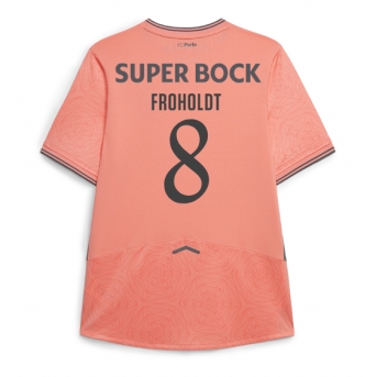 Porto Victor Froholdt #8 Maglia Gara Trasferta Repliche 2025-26 Maniche Corte